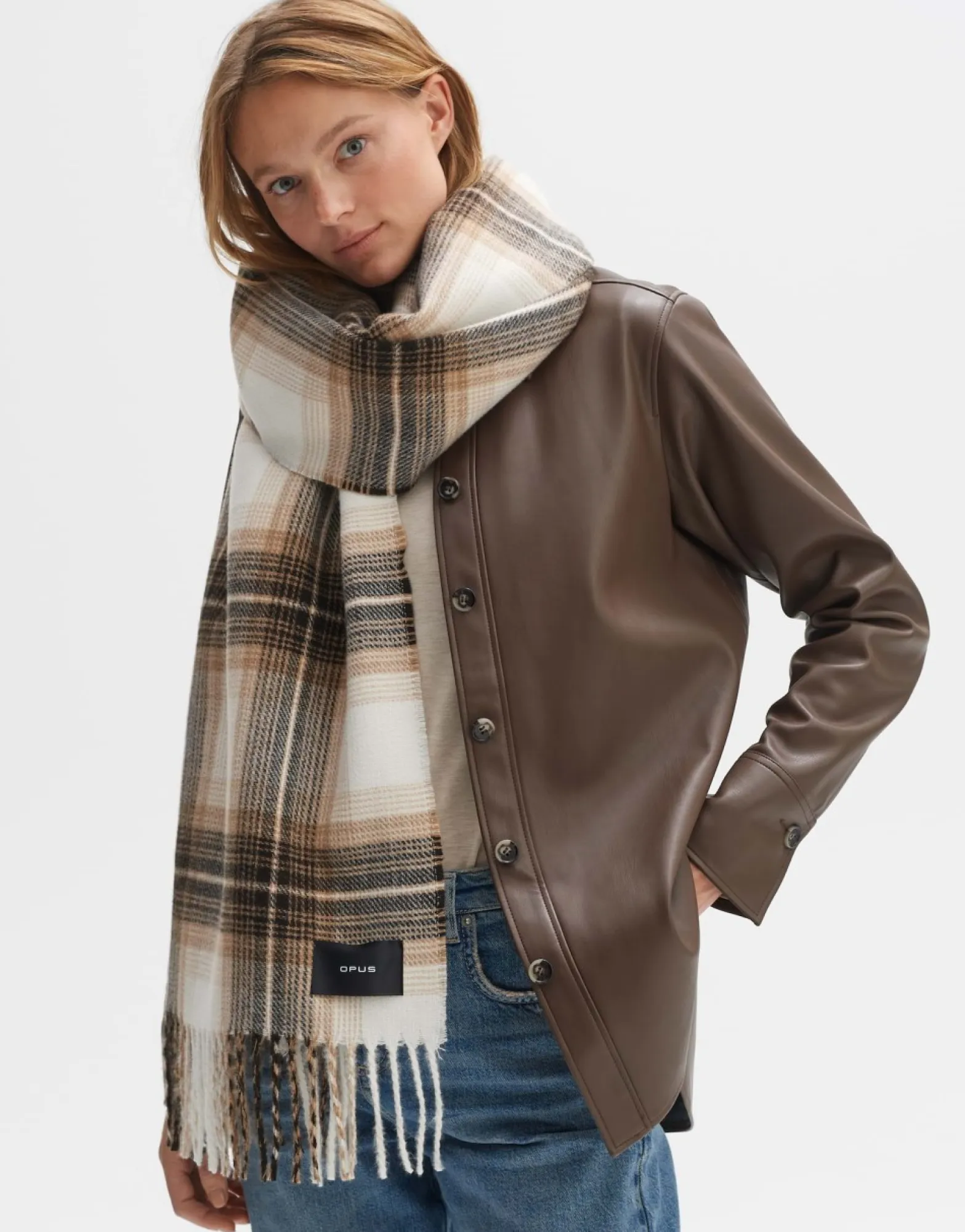 Discount someday Fashion Afadi Scarf Nutmeg