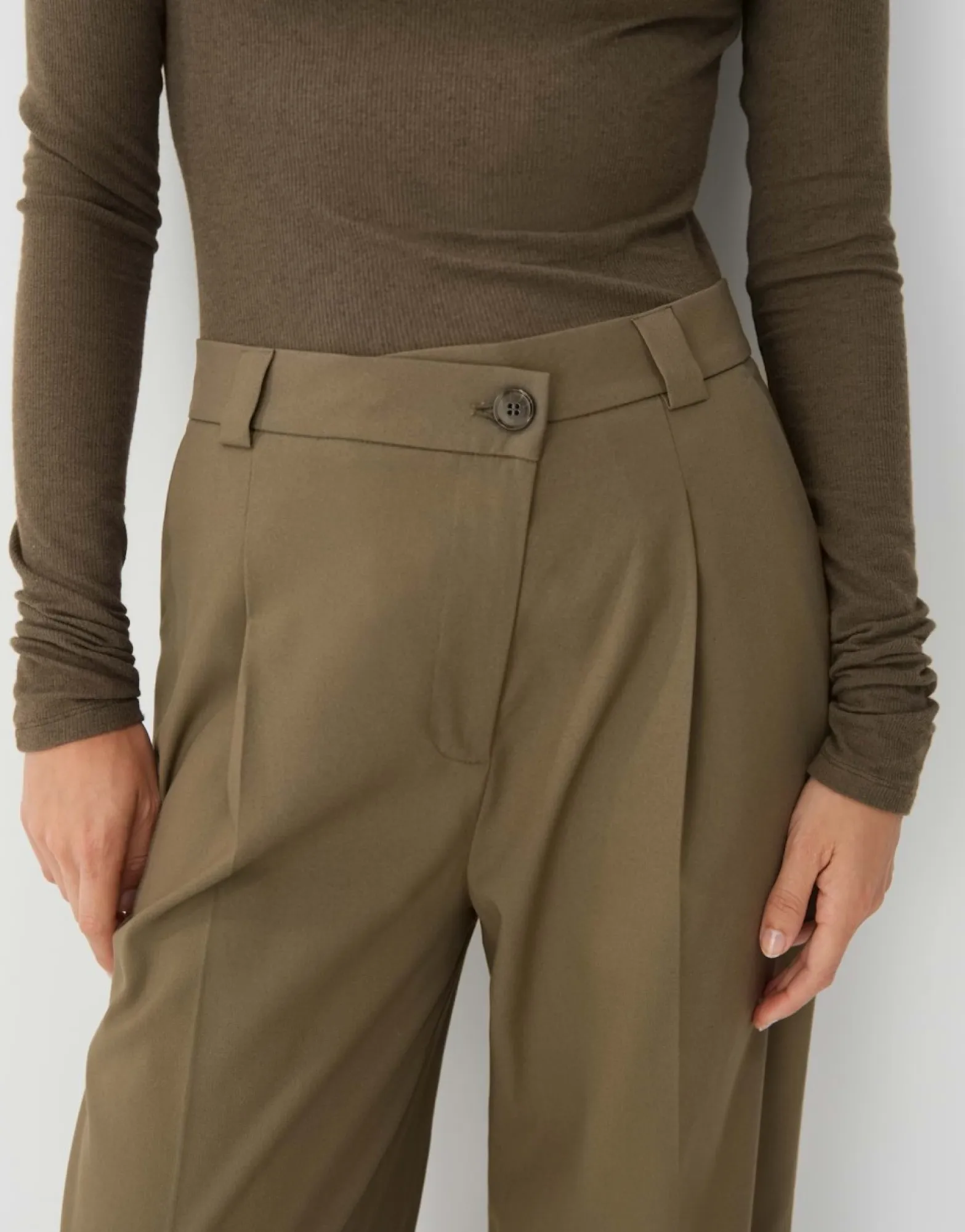 Best someday Fashion Bandplooibroek Casym Misty Green