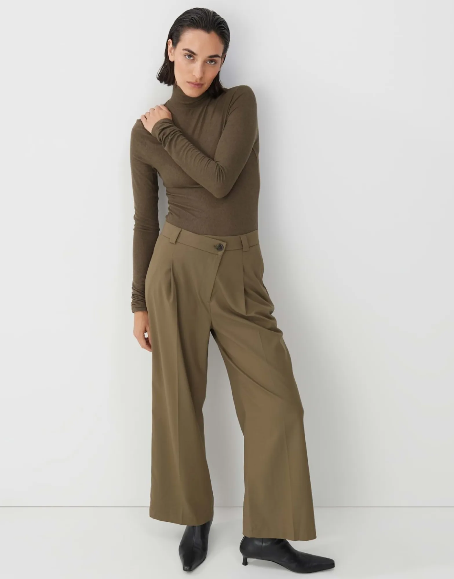 Best someday Fashion Bandplooibroek Casym Misty Green