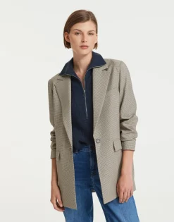 Best Sale someday Fashion Blazer Jimeni Check Nutmeg