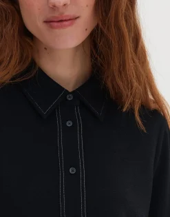 Flash Sale someday Fashion Blouse Met Korte Mouwen Femsa Black