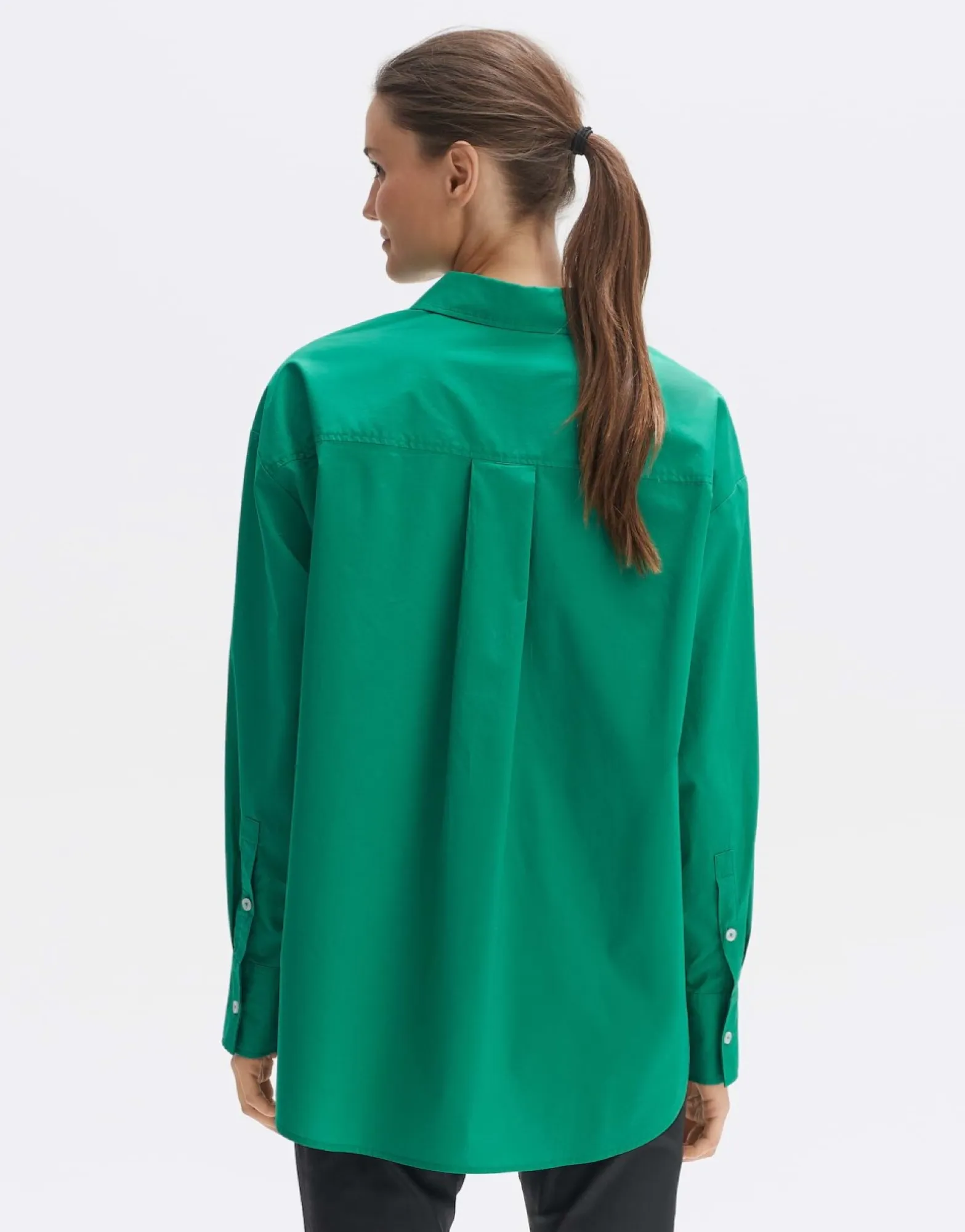 Online someday Fashion Blouse Met Lange Mouwen Freyana Pepper Green
