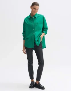 Online someday Fashion Blouse Met Lange Mouwen Freyana Pepper Green