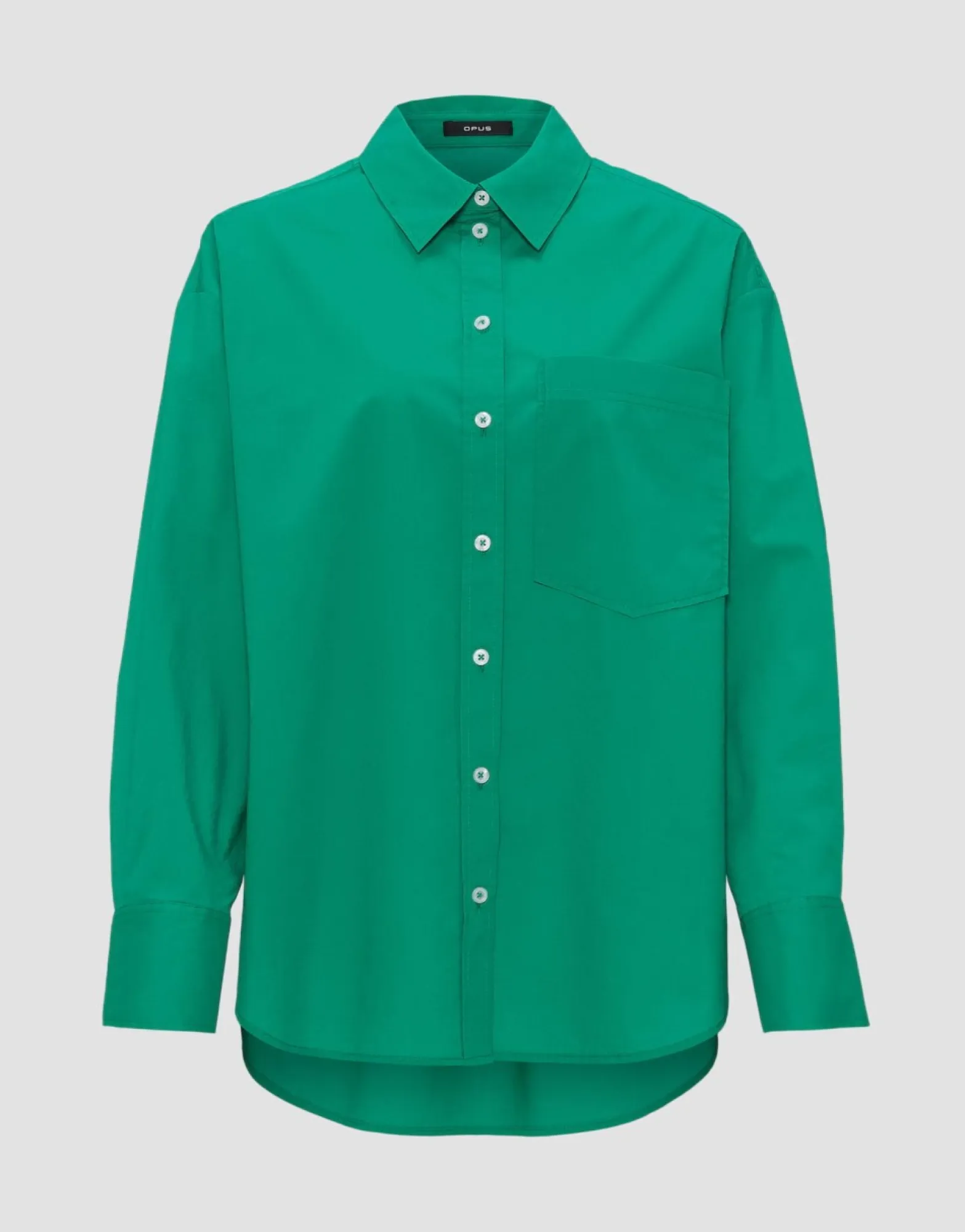 Online someday Fashion Blouse Met Lange Mouwen Freyana Pepper Green