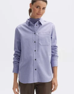 Cheap someday Fashion Blouse Met Lange Mouwen Farven Soft Viola