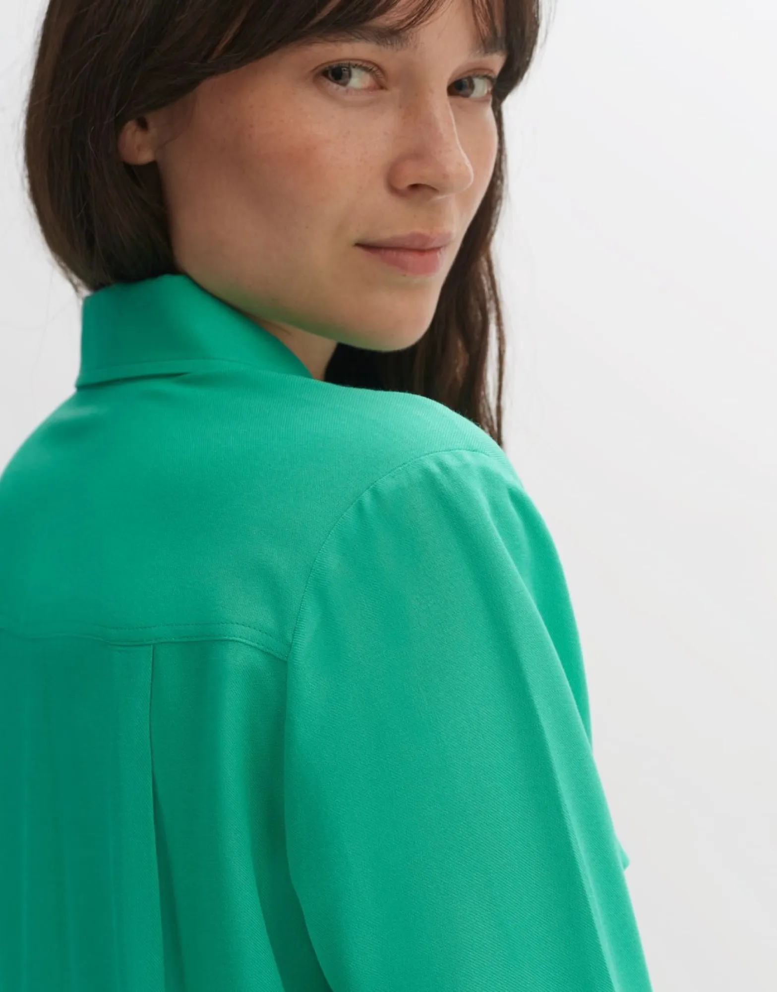Store someday Fashion Blouse Met Lange Mouwen Falva Opal Green