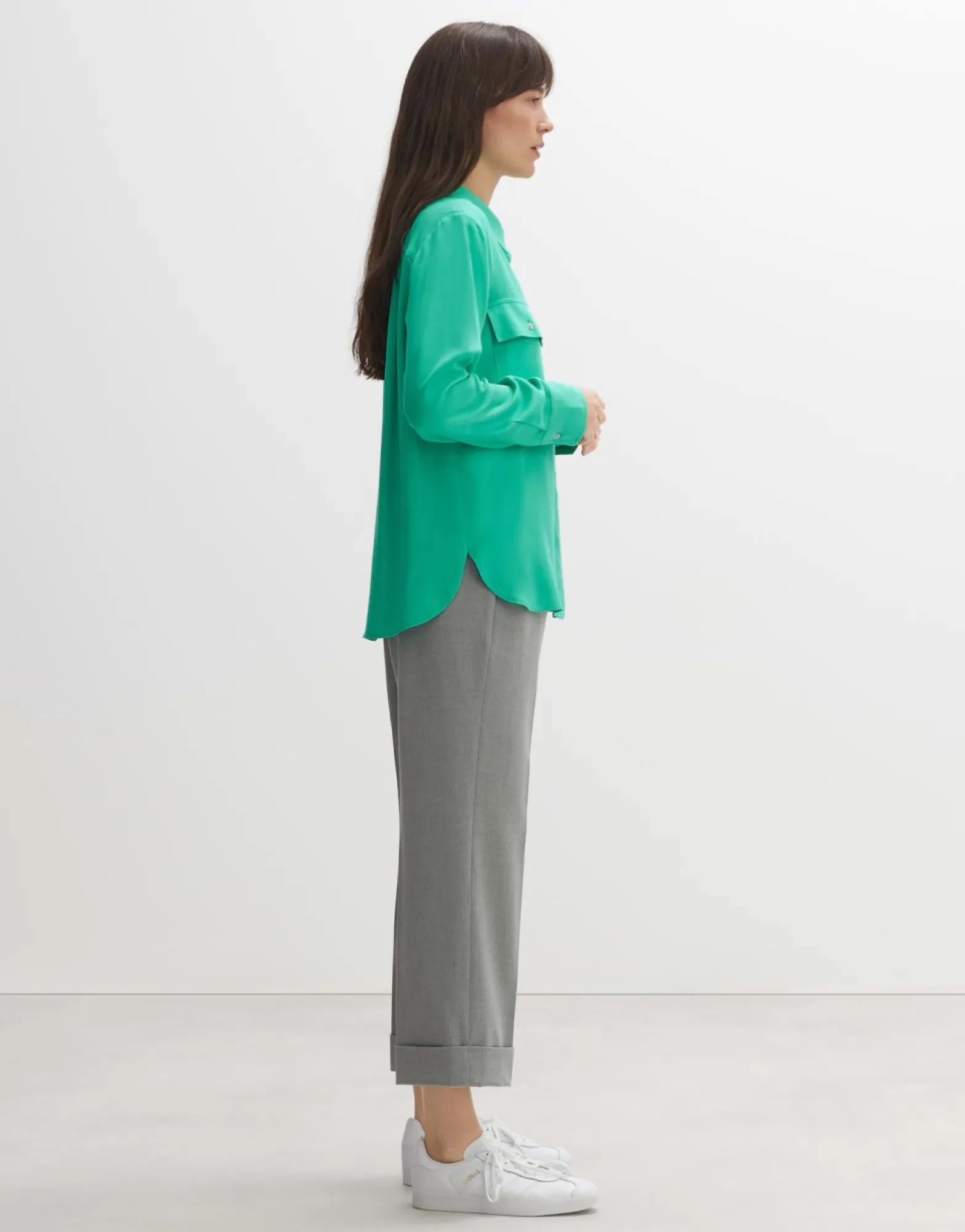 Store someday Fashion Blouse Met Lange Mouwen Falva Opal Green