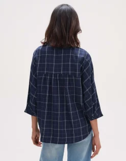 Clearance someday Fashion Blouse Met Lange Mouwen Fudo Modern Coal Blue