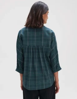 Best Sale someday Fashion Blouse Met Lange Mouwen Fudo Modern Deep Teal