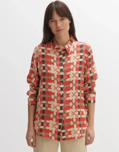 New someday Fashion Blouse Met Print Falkina Radiant Red