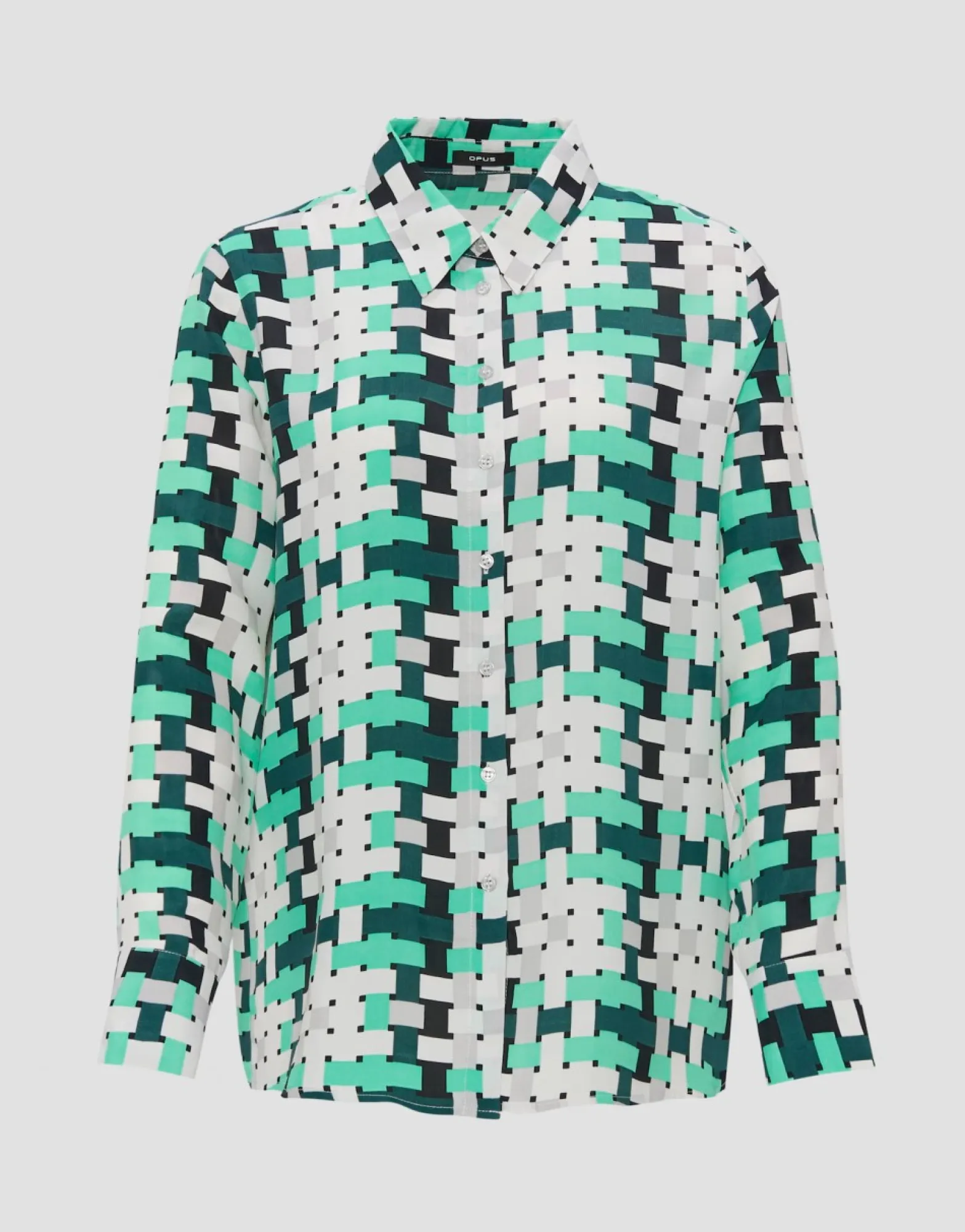 Sale someday Fashion Blouse Met Print Falkina Opal Green