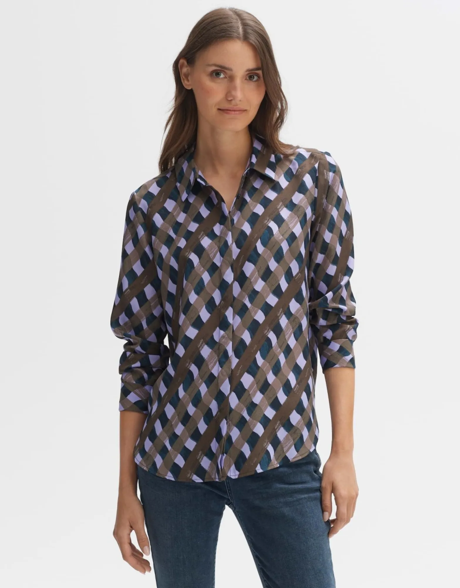 New someday Fashion Blouse Met Print Falkine Splendid Coal Blue