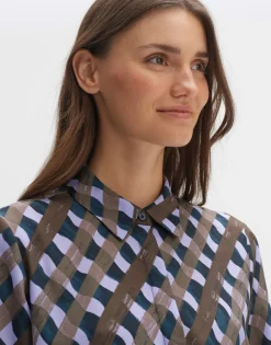 New someday Fashion Blouse Met Print Falkine Splendid Coal Blue