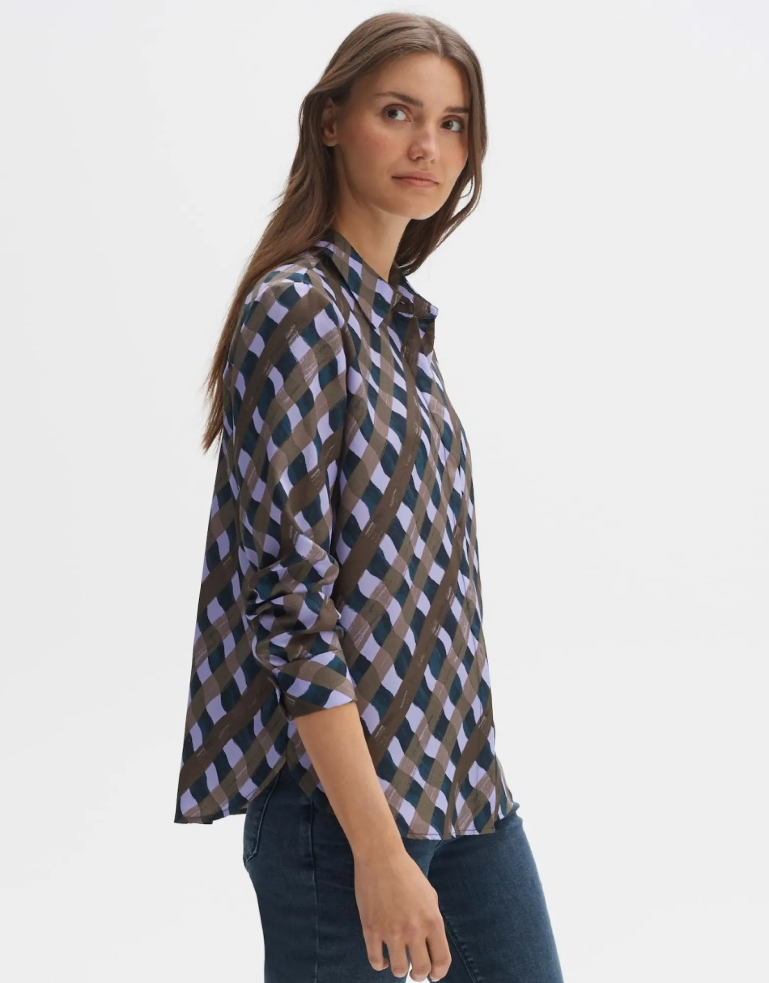 New someday Fashion Blouse Met Print Falkine Splendid Coal Blue