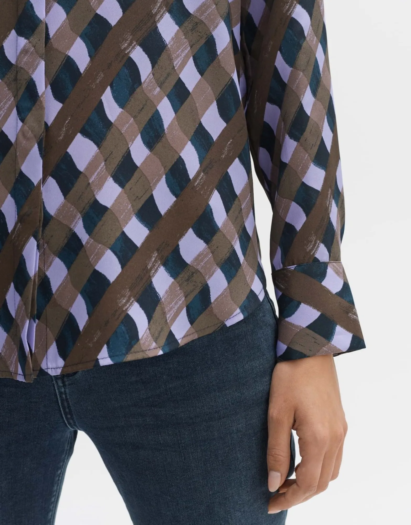 New someday Fashion Blouse Met Print Falkine Splendid Coal Blue