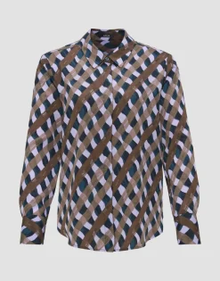 New someday Fashion Blouse Met Print Falkine Splendid Coal Blue