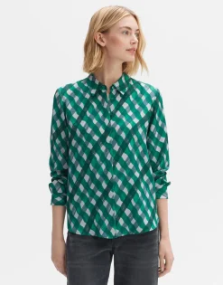 Cheap someday Fashion Blouse Met Print Falkine Splendid Pepper Green