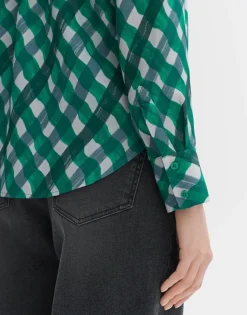 Cheap someday Fashion Blouse Met Print Falkine Splendid Pepper Green