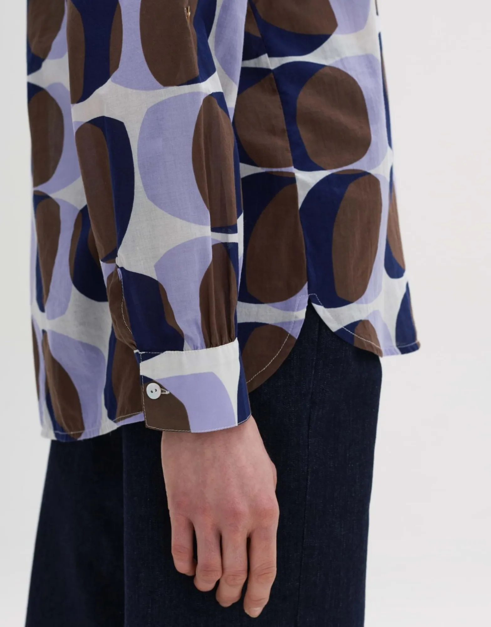 Cheap someday Fashion Blouse Met Print Fumine Witty Sandalwood