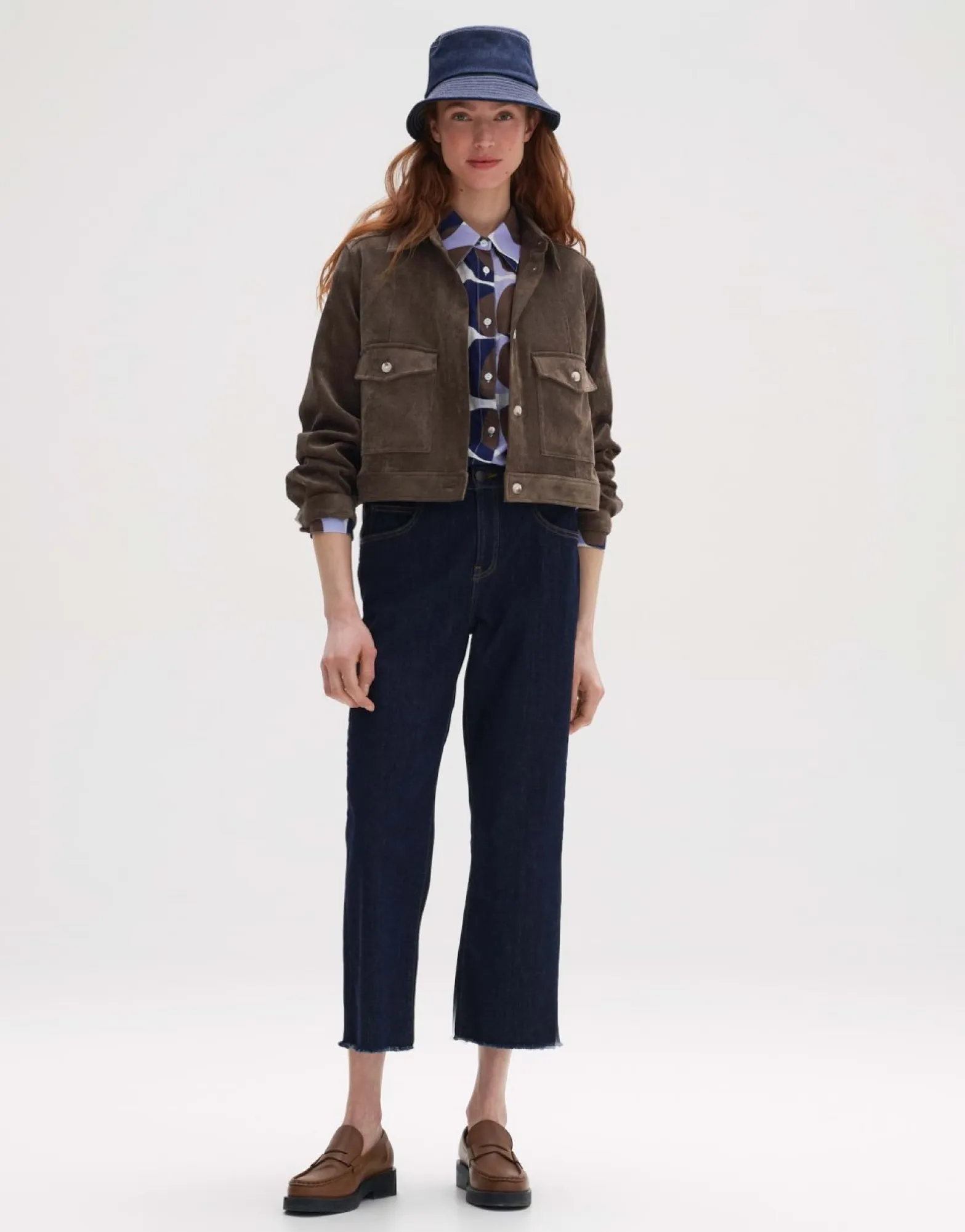 Cheap someday Fashion Blouse Met Print Fumine Witty Sandalwood