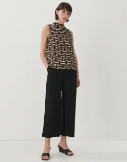 Flash Sale someday Fashion Blouse Met Print Zhana Brown Hazel