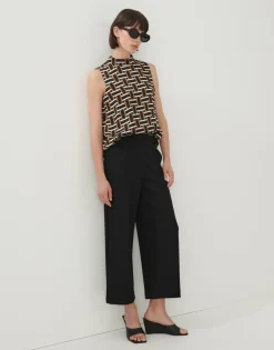 Flash Sale someday Fashion Blouse Met Print Zhana Brown Hazel