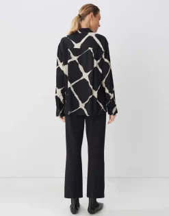 Flash Sale someday Fashion Blouse Met Print Zirvana Black