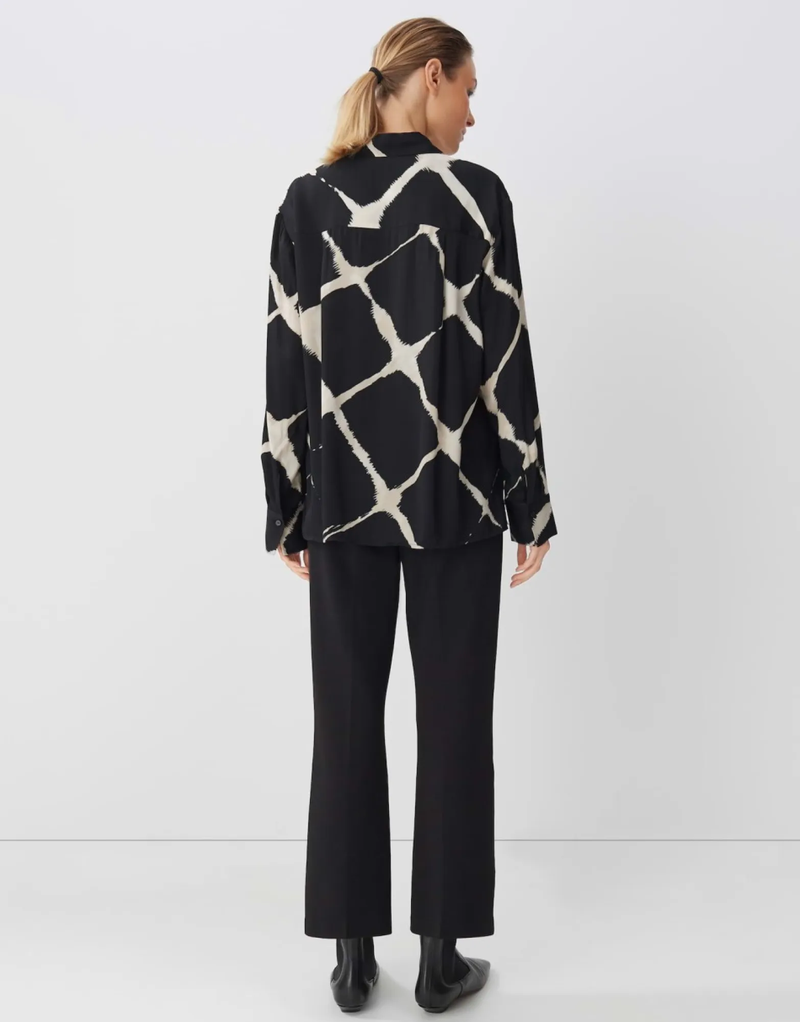 Flash Sale someday Fashion Blouse Met Print Zirvana Black