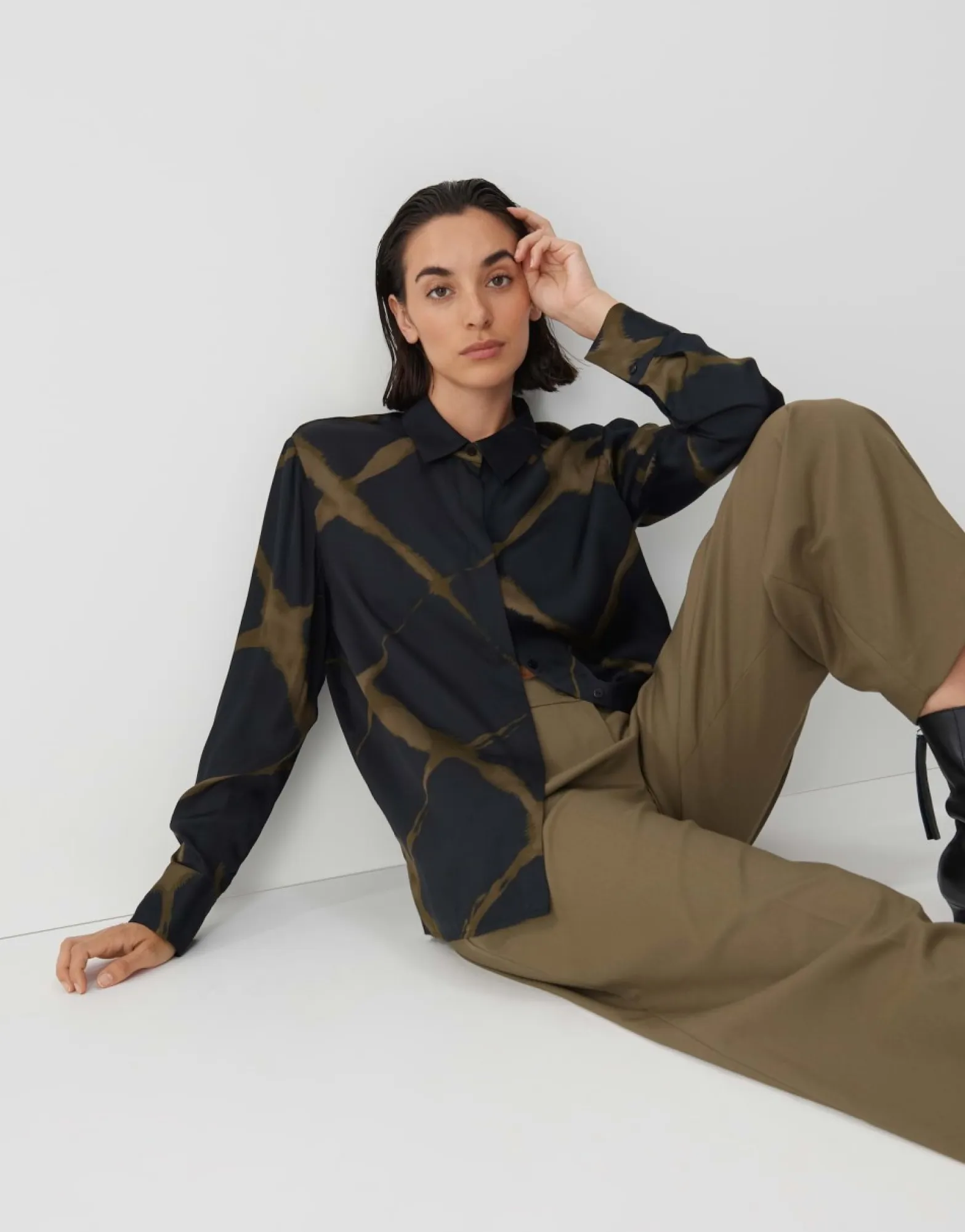 Fashion someday Fashion Blouse Met Print Zirvana Ocean