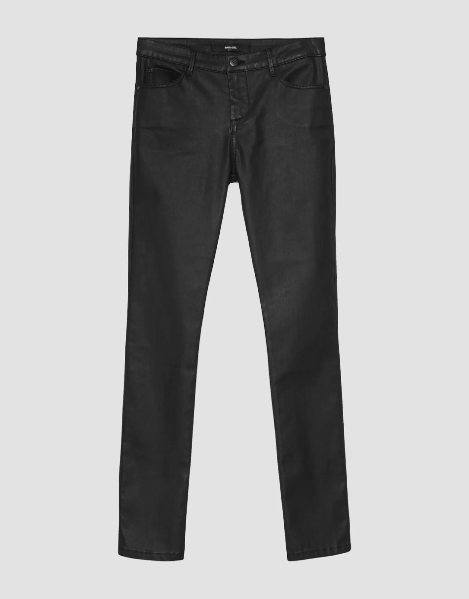 Best Sale someday Fashion Coated Jeans Cadou Coated Black