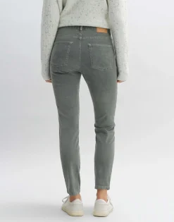 Cheap someday Fashion Cordbroek Evita Finecord Dark Sage