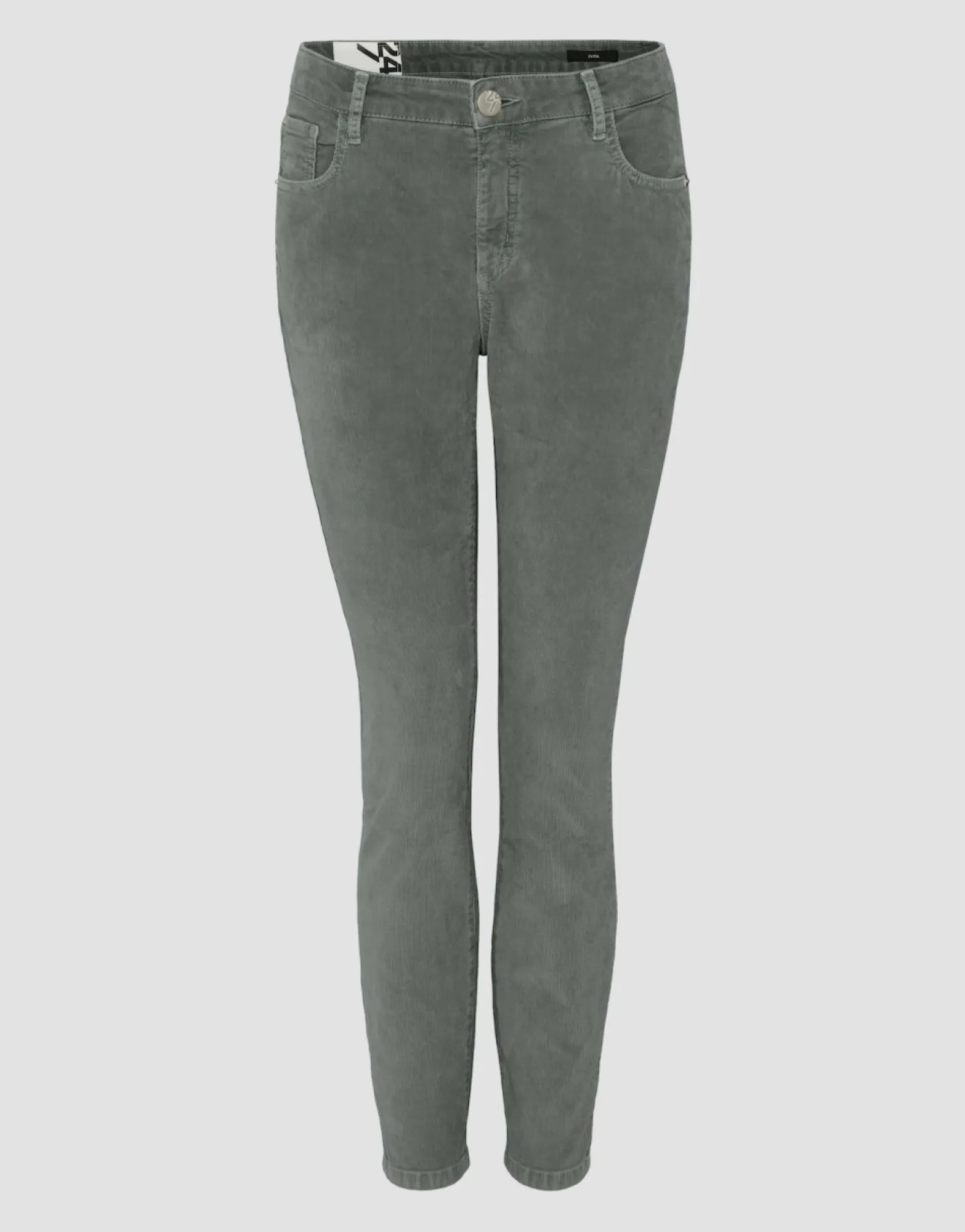 Cheap someday Fashion Cordbroek Evita Finecord Dark Sage