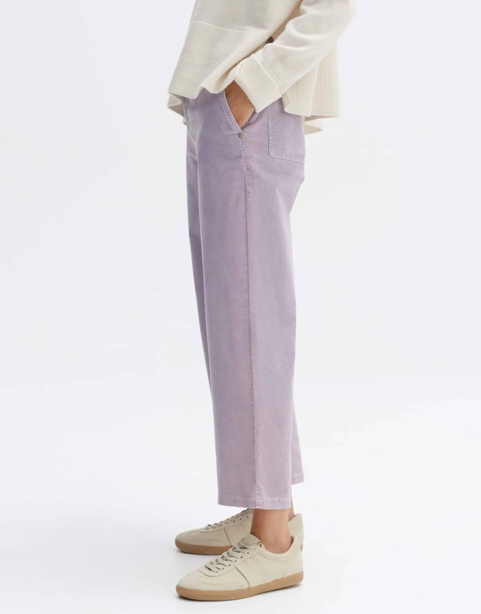 Discount someday Fashion Cordbroek Mokoti Cargo Soft Viola