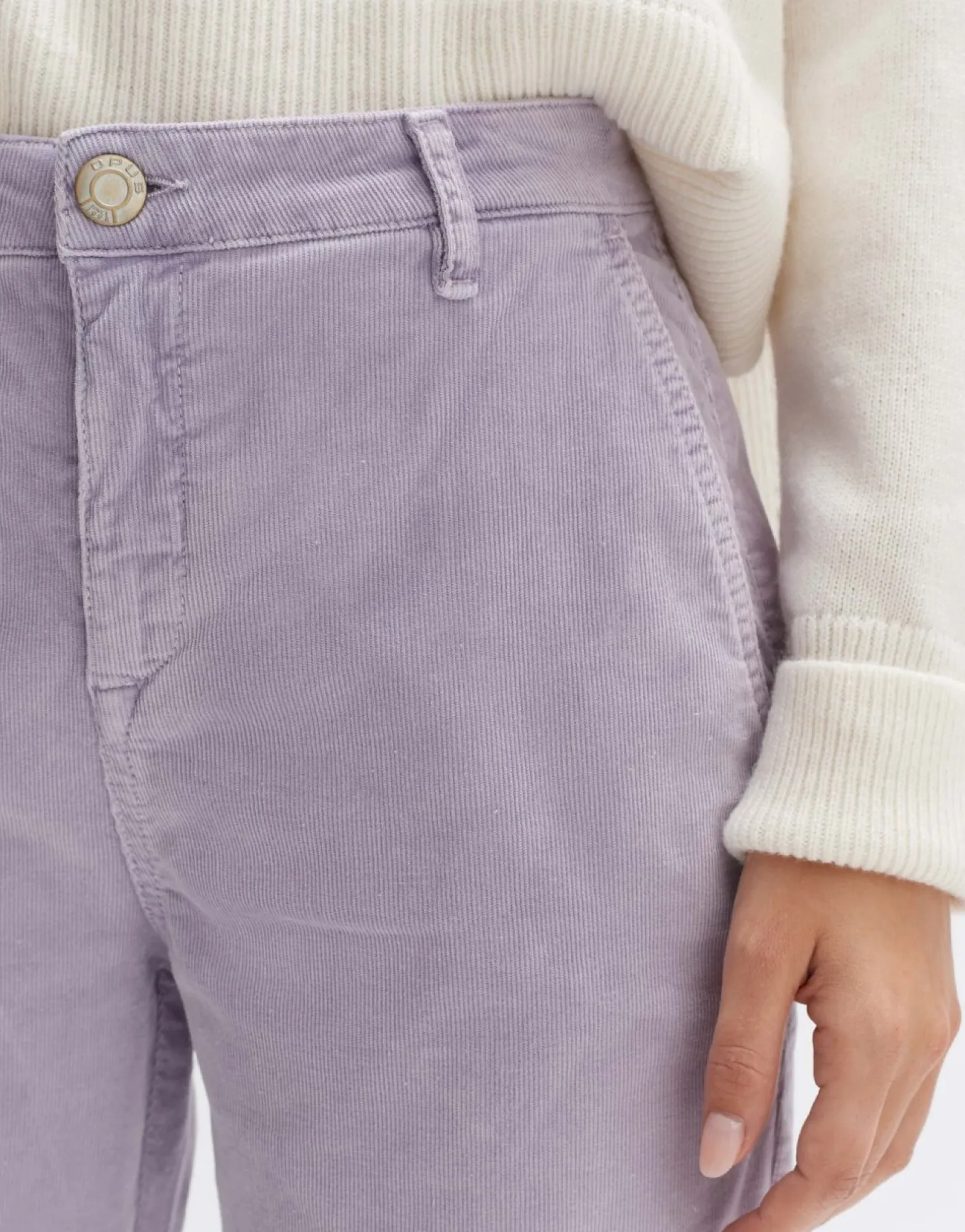 Discount someday Fashion Cordbroek Mokoti Cargo Soft Viola