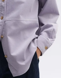 Best Sale someday Fashion Corduroy Bloes Fleandra Soft Viola