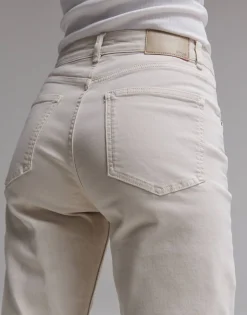 Best someday Fashion Cropped Straight Jeans Momito Color Natural Glaze