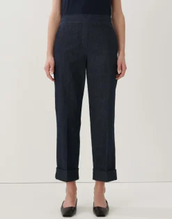 Best someday Fashion Cropped Wide Jeans Cidem Classic Dark Blue