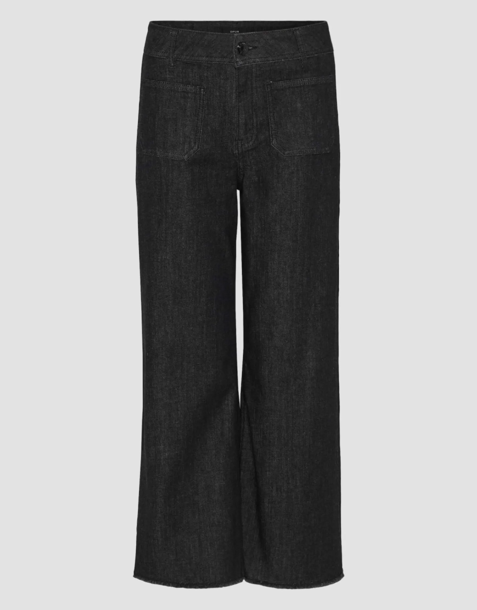 Flash Sale someday Fashion Cropped Wide Jeans Macona Black Deep Black