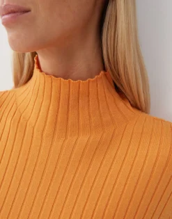 Online someday Fashion Fijngebreide Trui Tippi Crush Orange