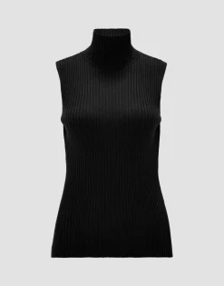 Flash Sale someday Fashion Gebreid Top Paleyla Black