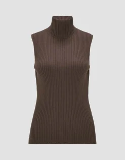 Fashion someday Fashion Gebreid Top Paleyla Sandalwood