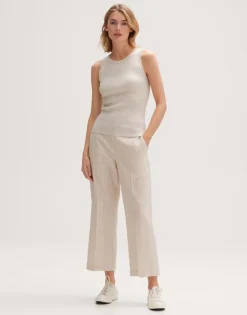 Cheap someday Fashion Gebreid Top Piolana Natural Glaze