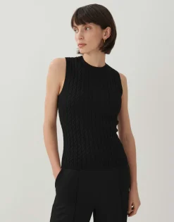 Shop someday Fashion Gebreid Top Tanelle Black