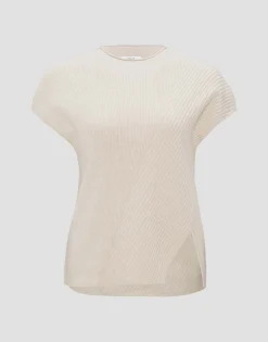 Cheap someday Fashion Gebreid T-Shirt Palimi Natural Glaze