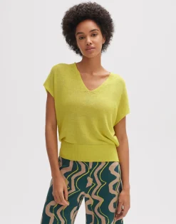 Best someday Fashion Gebreid T-Shirt Pecki Lucent Moss