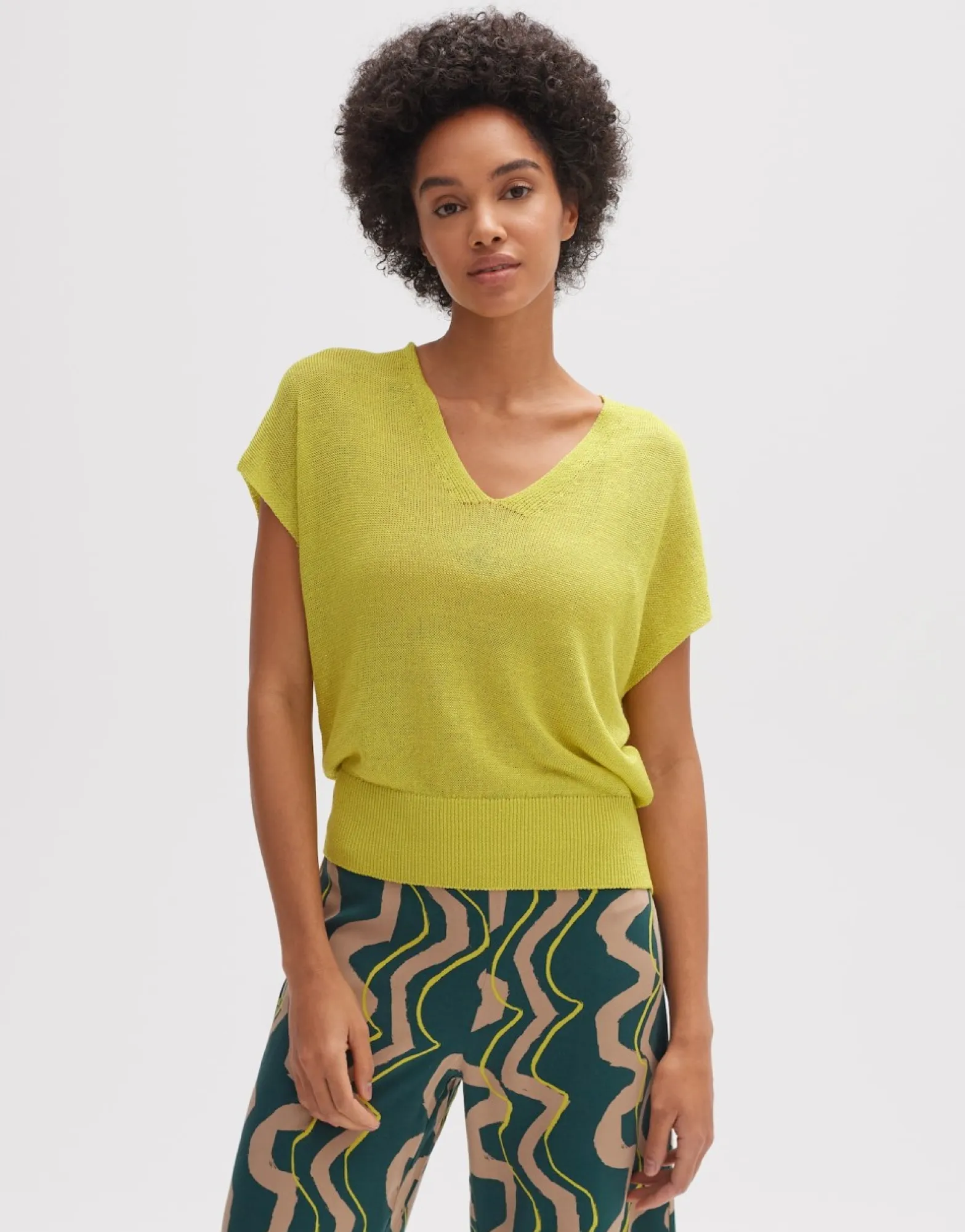 Best someday Fashion Gebreid T-Shirt Pecki Lucent Moss