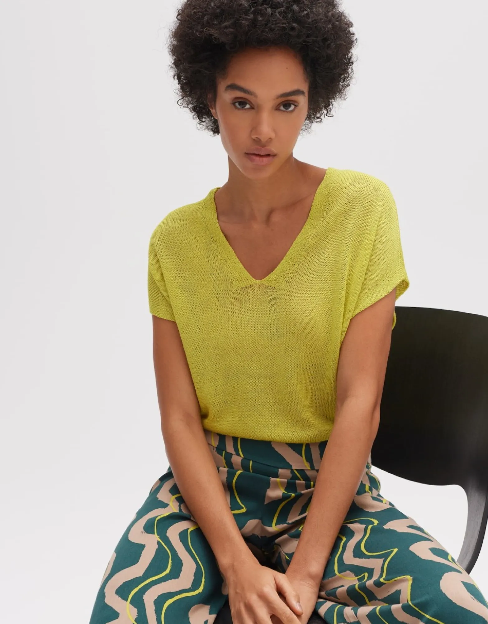 Best someday Fashion Gebreid T-Shirt Pecki Lucent Moss