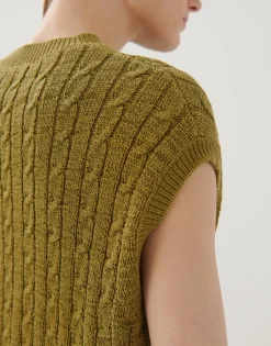 Store someday Fashion Gebreid T-Shirt Tadriana Green Moss