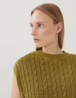 Store someday Fashion Gebreid T-Shirt Tadriana Green Moss