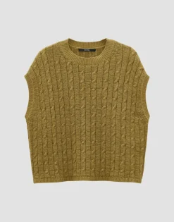 Store someday Fashion Gebreid T-Shirt Tadriana Green Moss